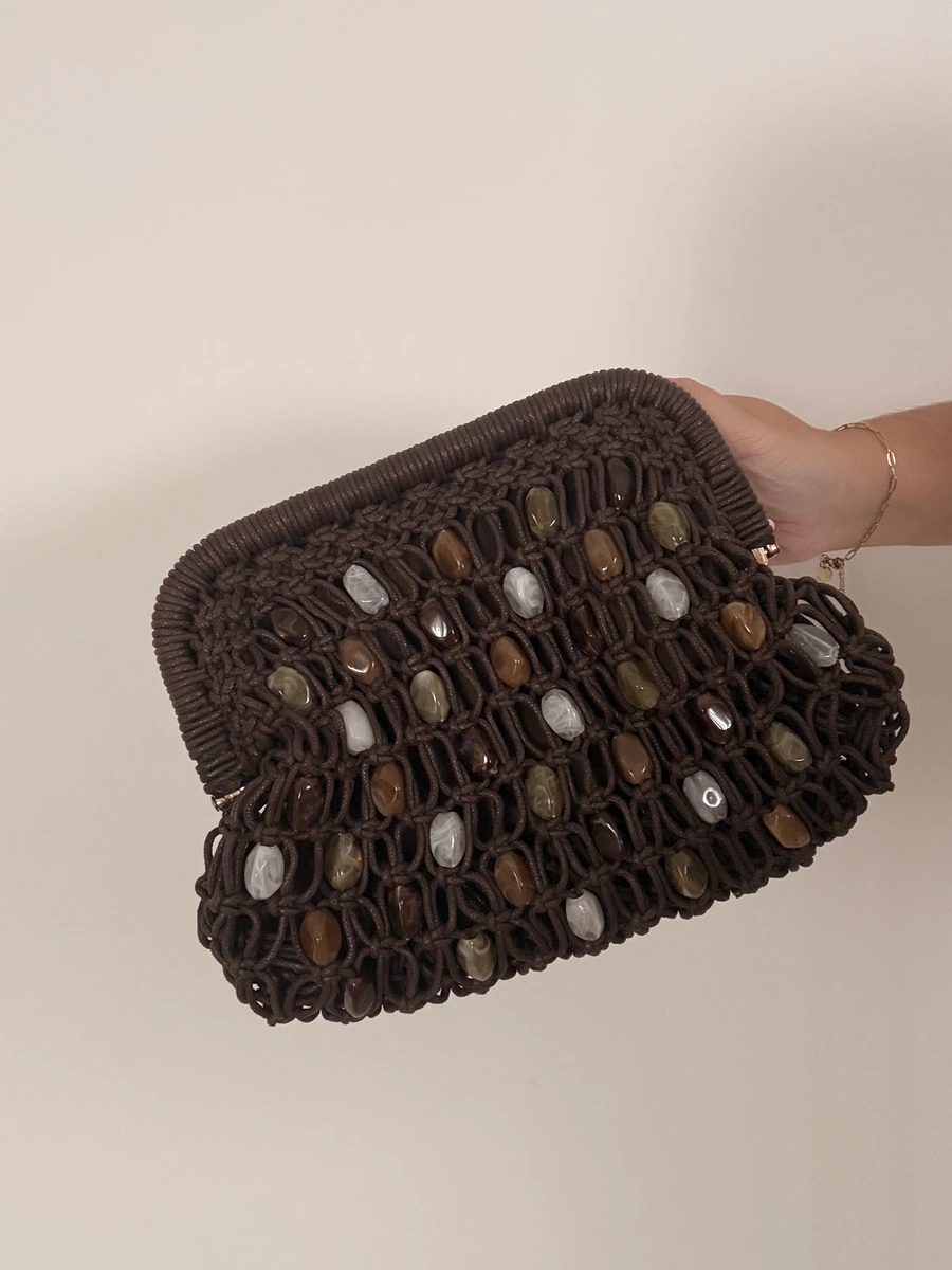 Bolso perlas · fotografía del catálogo