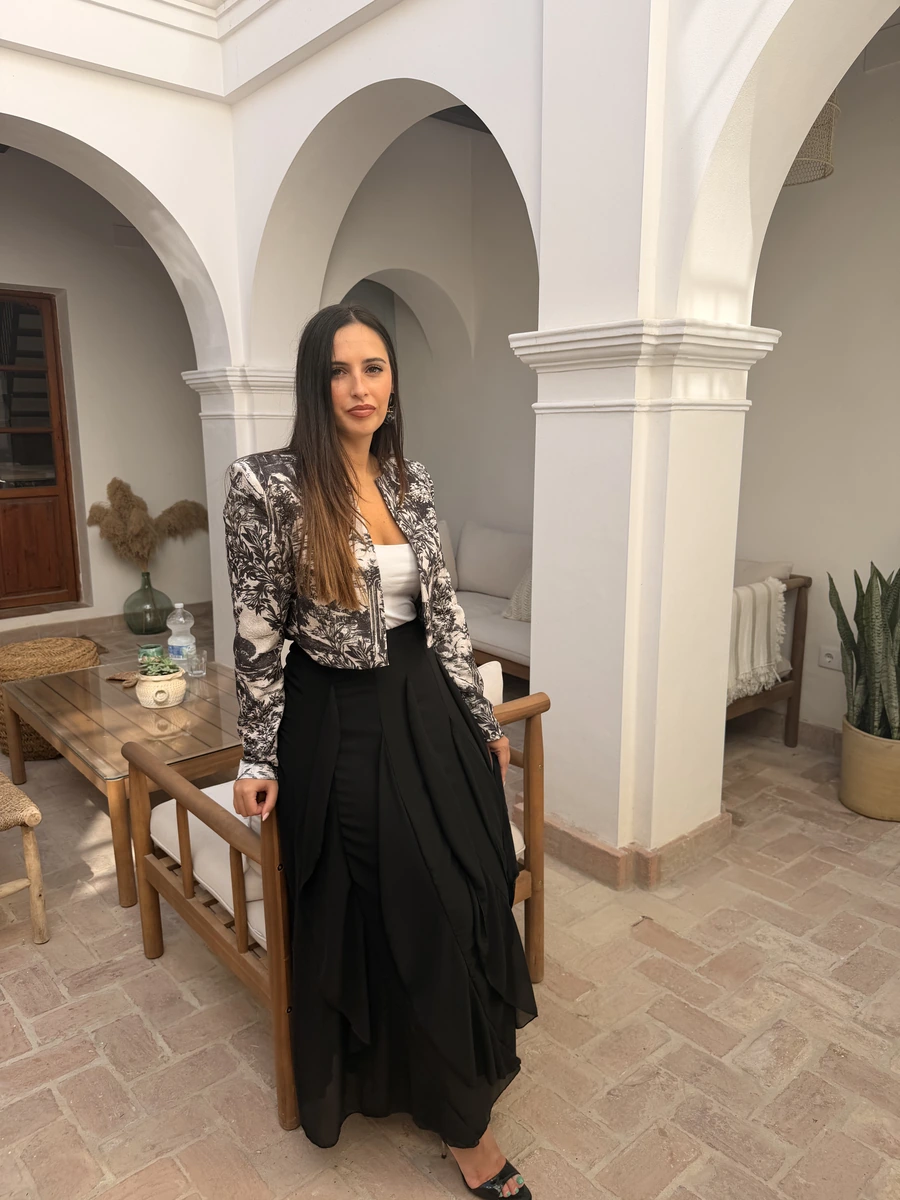 Falda gasa · Negro