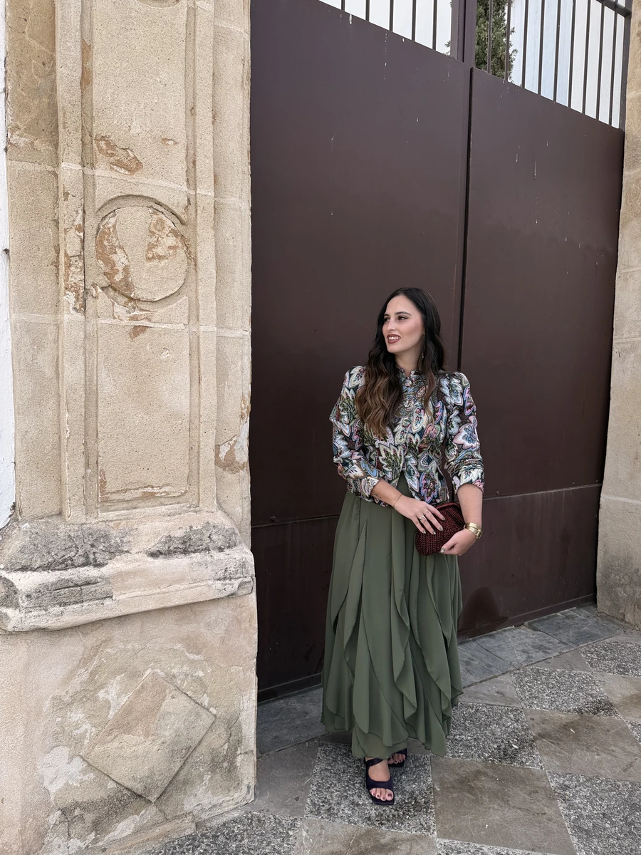 Falda gasa · Verde